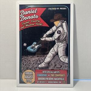 Daniel Donato Cosmic Country Western Songs Poster Brooklyn Bowl Nashville 2021